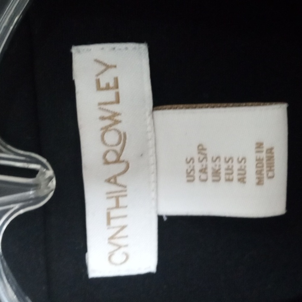 Cynthia Rowley Classic Black Blazer, Office, Professional, - Picture 2 of 9